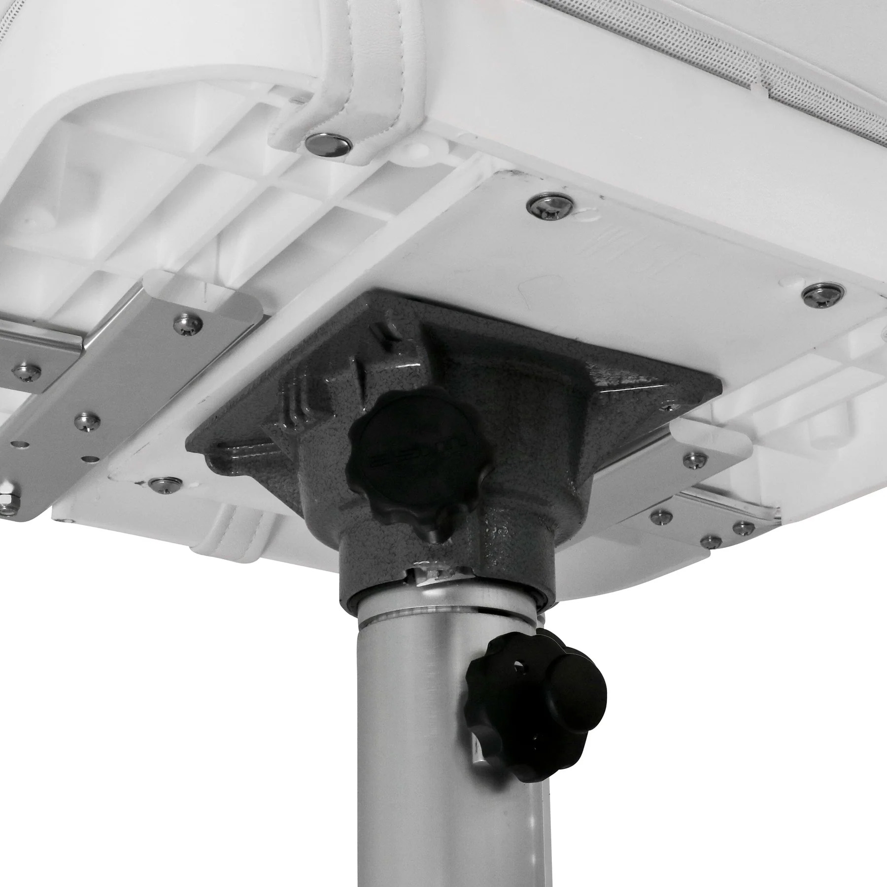 Wise 8WD562-7-710 Ladderback Helm & Cushions w/ Adjustable Pedestal & Spider Mount | Color — White - Image 5