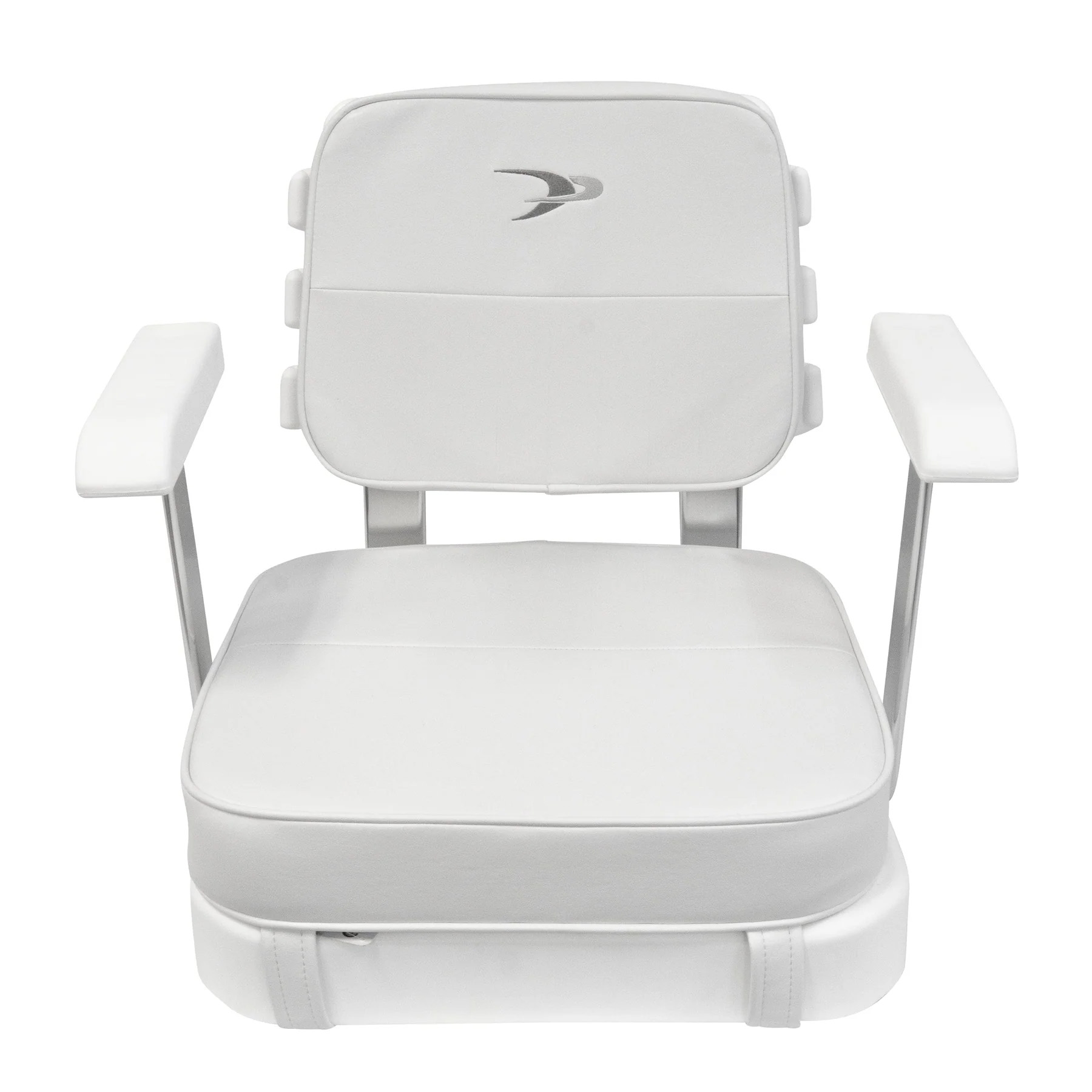 Wise 8WD562 Ladderback Helm Chair w Molded Armrests White