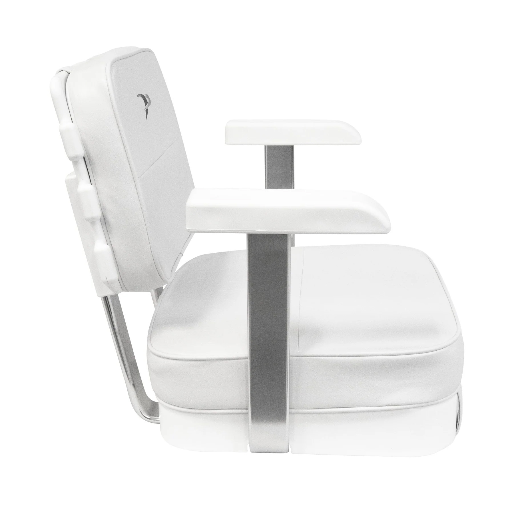 Wise 8WD562 Ladderback Helm Chair w/ Molded Armrests | Color — White - Image 4