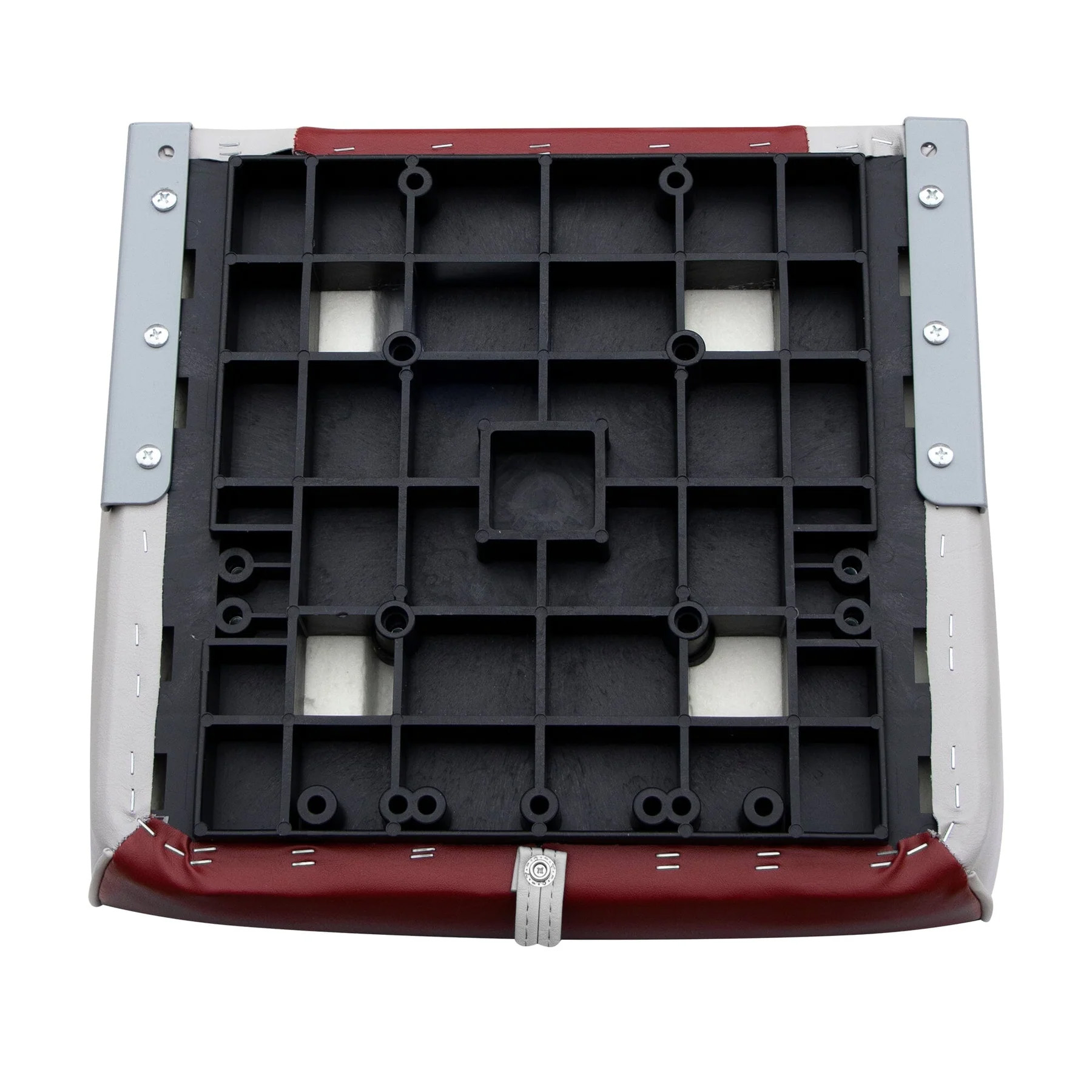 Wise 8WD588PLS Traditional High Back Fishing Seat | Color — Grey • Red - Image 4