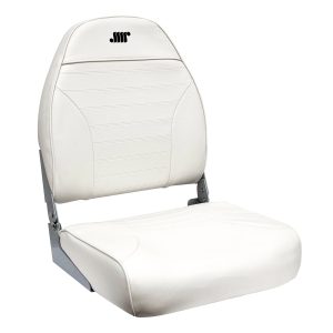 Wise 8WD588PLS Traditional High Back Fishing Seat | Color — White