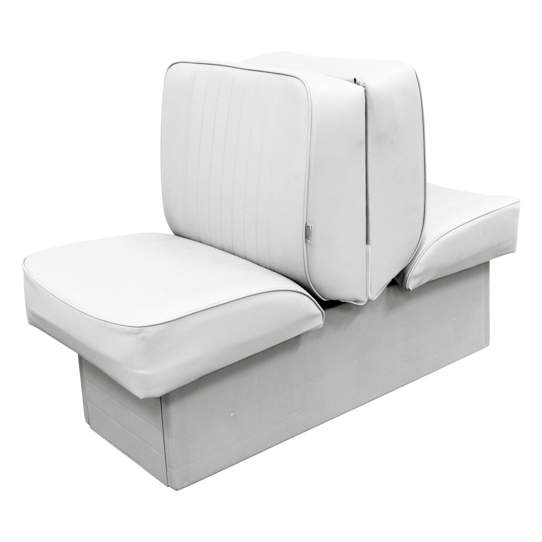 Wise 8WD707P-1 Deluxe Series Back-to-Back Lounge Seat | White
