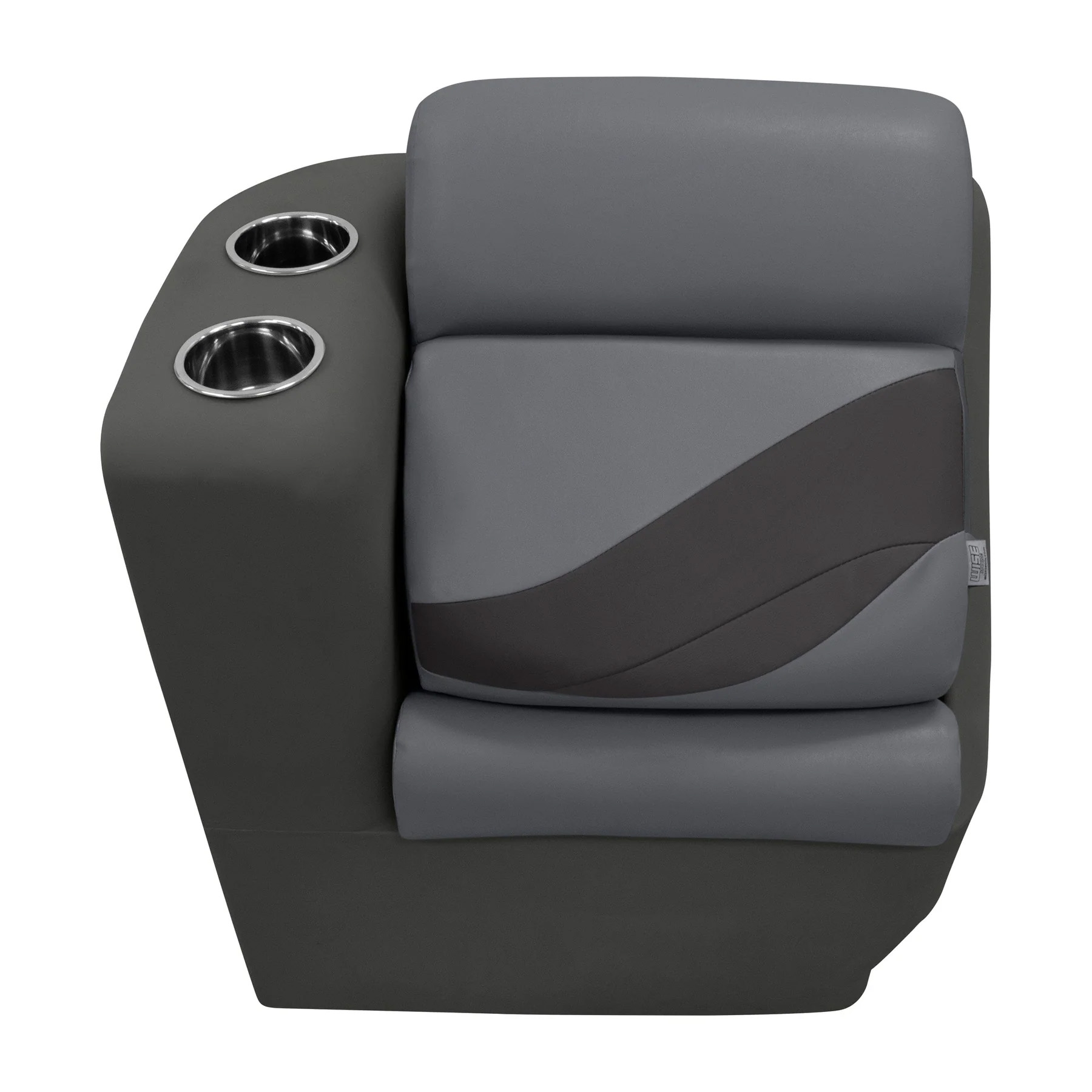 Wise BM13006L Premier Pontoon Lean Back Recliner - Left | Color — Slate • Dark Neutral - Image 3