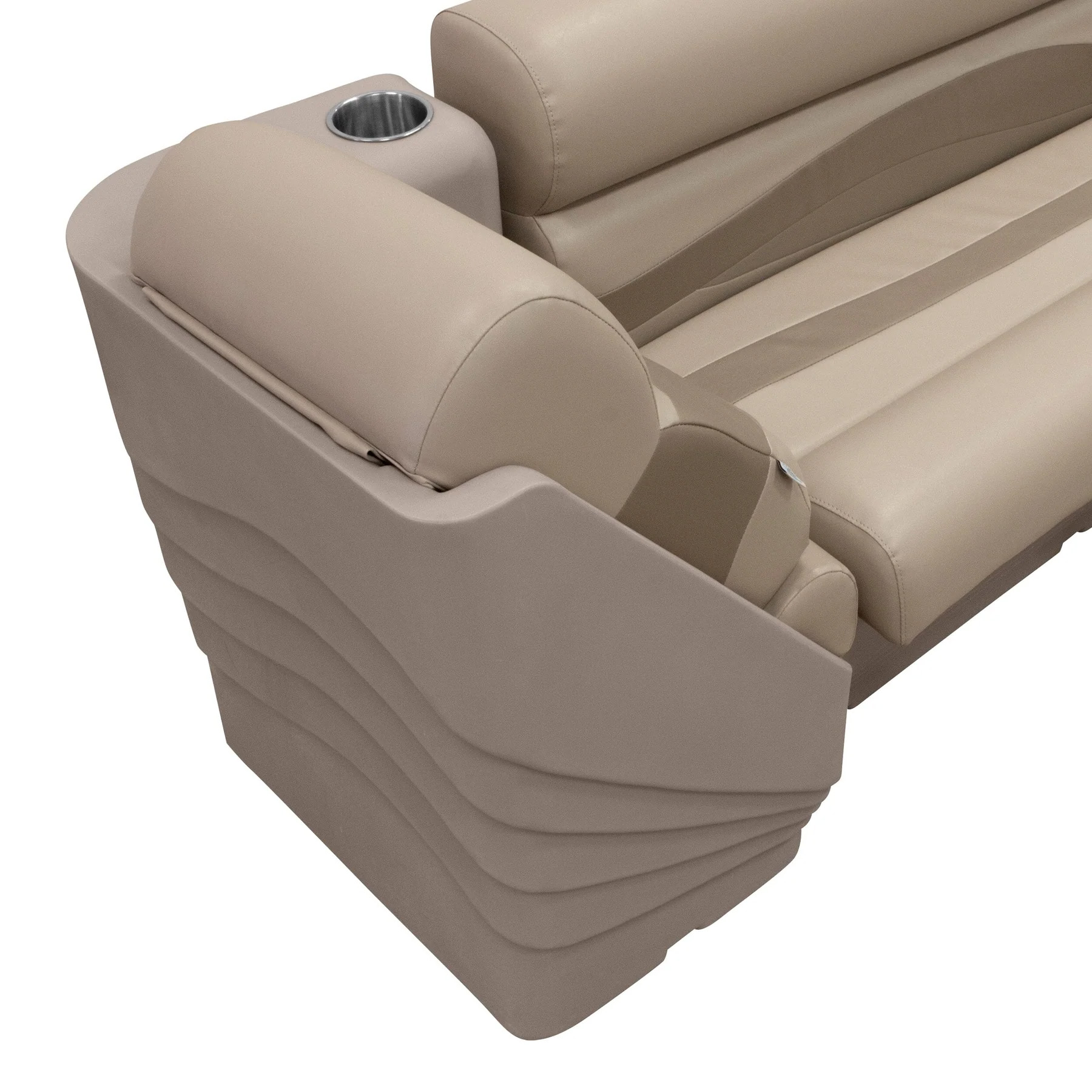 Wise BM13006R Premier Pontoon Lean Back Recliner - Right | Color — Mocha Java • Mushroom • Café - Image 2