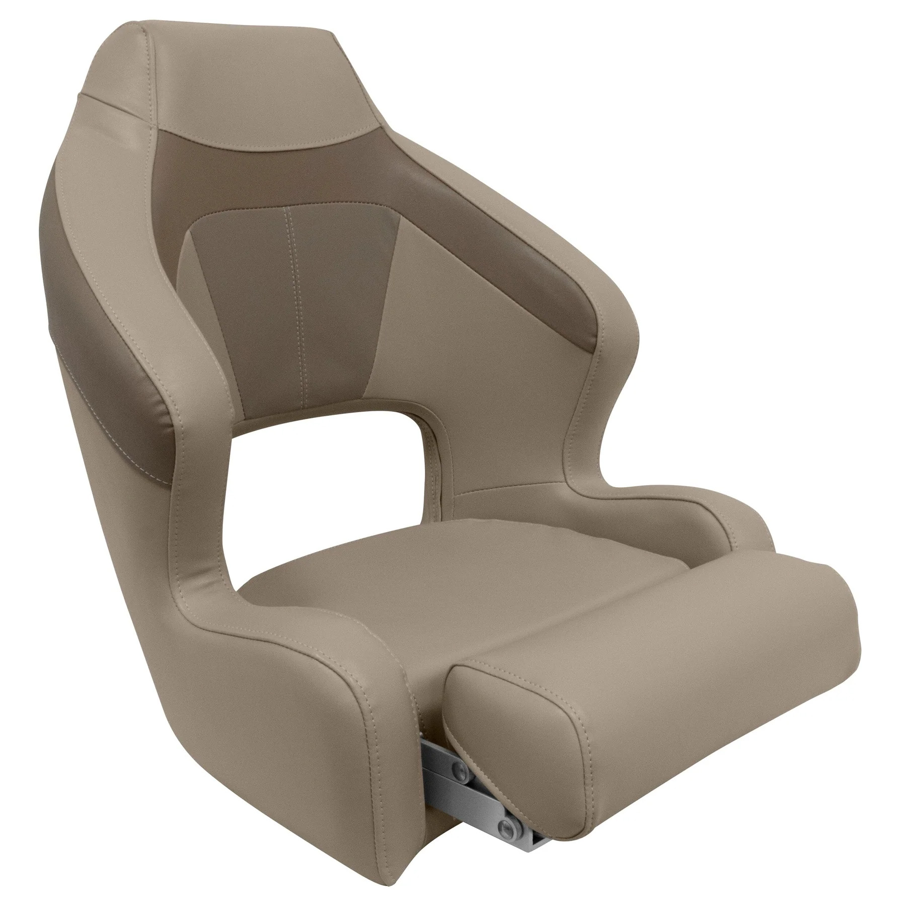 Wise BM3338 Premier Pontoon XL Bucket Seat w Flip Up Bolster Color Mocha