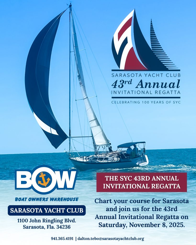 SARASOTA YACHT CLUB sail event and BOW